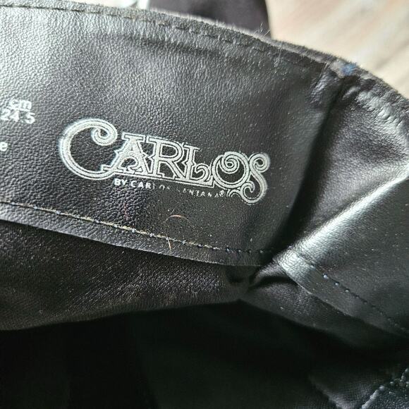 Carlos by Carlos Santana Black Over the Knee Boots with Red Floral Embroidery - Picture 8 of 15